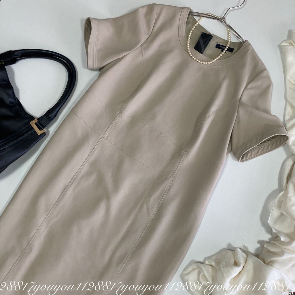 大きいサイズ／美品／BURBERRY バーバリー ／ベージュ　ワンピース　／44 ／フォーマル 