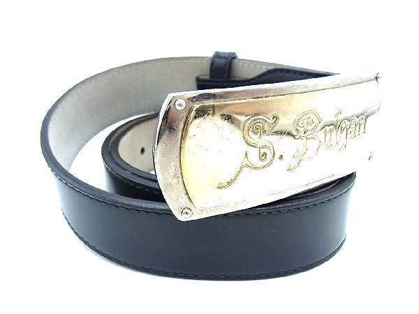 安い，お買い得 1円 BVLGARI ブルガリ ソティリオ レザー ベルト メンズ 表記サイズ 44/110 ブラック系 AB4082セオ(服飾小物)｜売買されたオークション情報、yahooの商品情報をアーカイブ公開 - オークファン 服飾小物