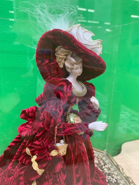 C-2041】リボンマーク Biscuit Roman Doll スキヨ人形 西洋 フランス 