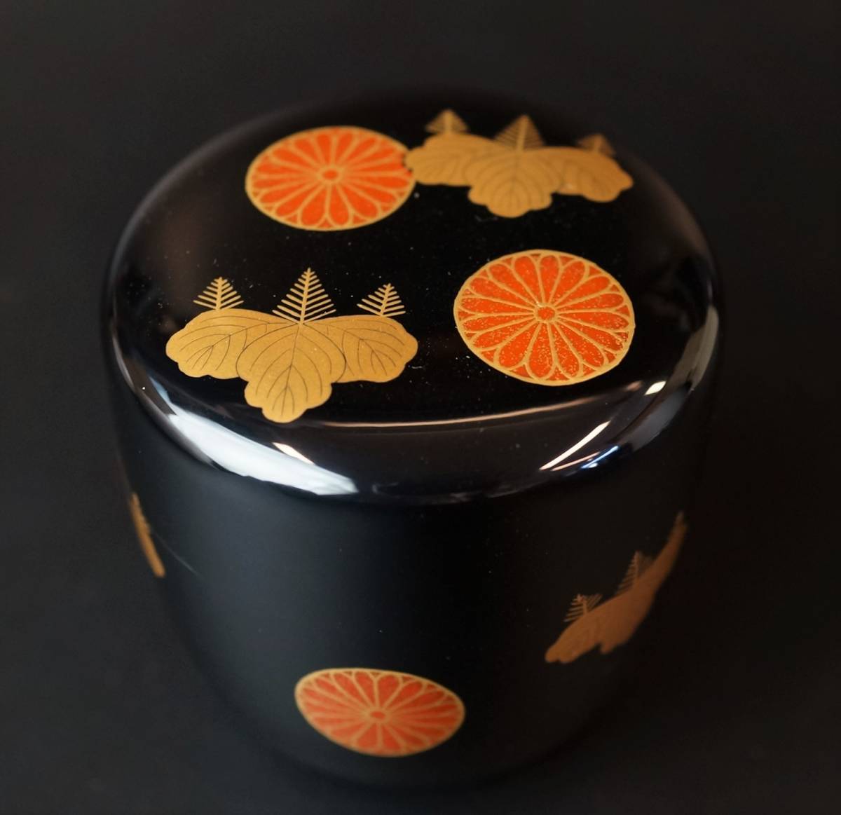 高台寺 中棗 田中宗凌 茶道具 金蒔絵 共箱