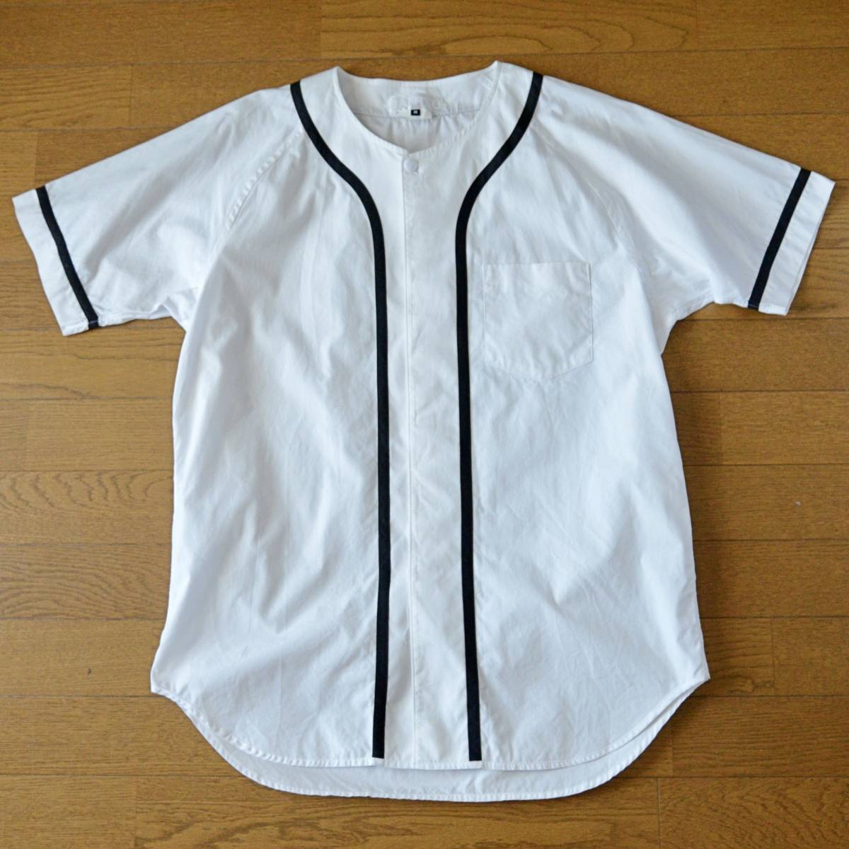  状態良好 ガンリュウ コムデギャルソン ベースボールシャツ M COMME des GARCONS GANRYU 半袖シャツ AD2015(Mサイズ)｜売買されたオークション情報、yahooの商品情報をアーカイブ公開 - オークファン 男性用