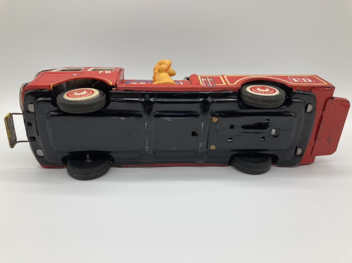 美品 1960年代 当時物 米澤玩具 マグマ大使 消防車 梯子 ブリキ