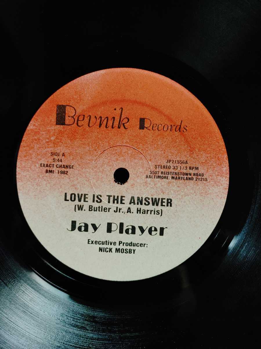 爆買い，得価 激レア JAY PLAYER / LOVE IS THE ANSWER 12インチレコード(R&B、ソウル)｜売買されたオークション情報、yahooの商品情報をアーカイブ公開 - オークファン Ru0026B、ソウル