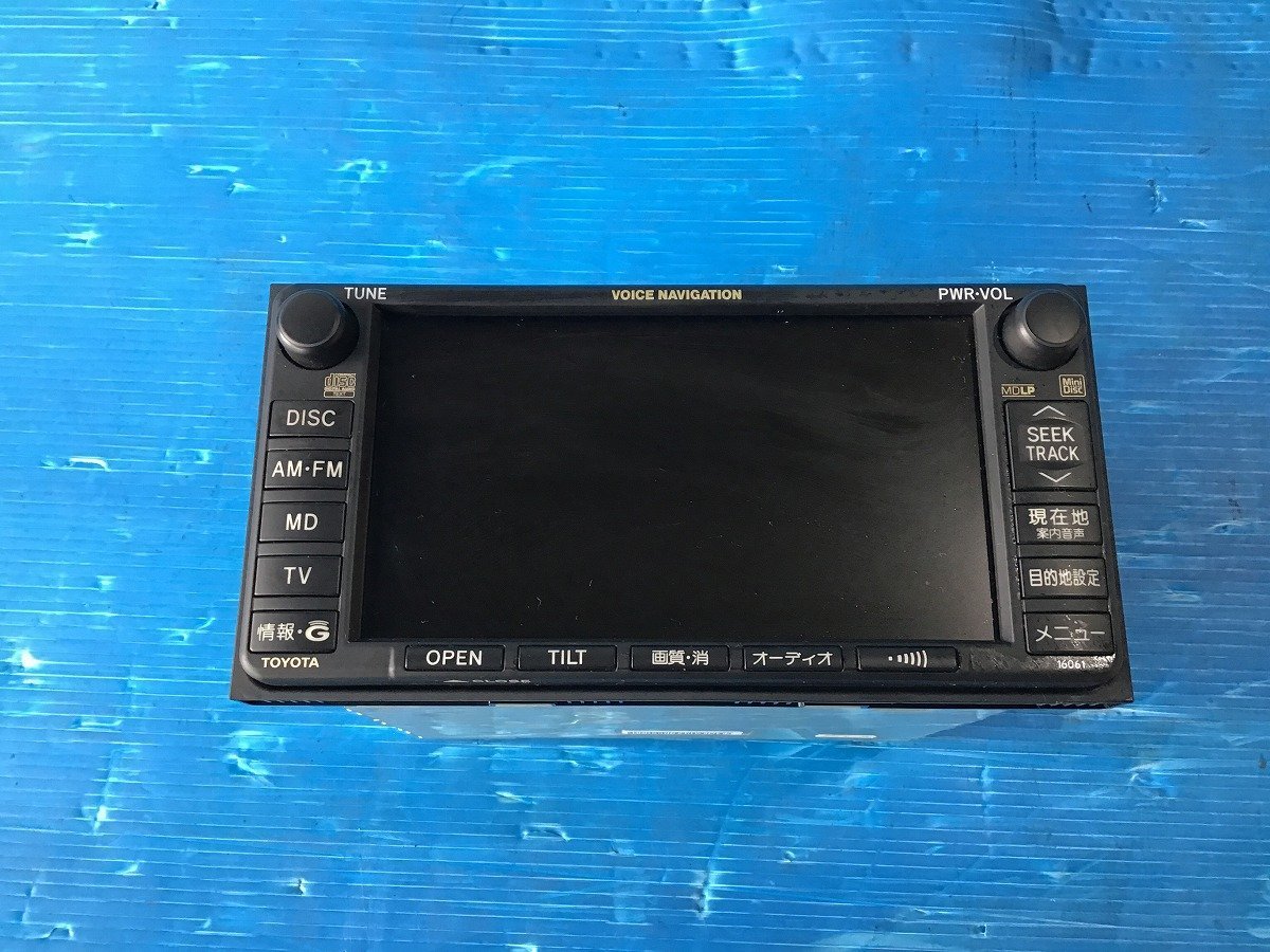 【激安大特価，豊富な】 H16 アルファード ANH10W MNH10W ANH15W 10 15 純正 ボイスナビ CD MD プレーヤー デッキ オーディオ 富士通 86120-58070 16061 作動確認OK(トヨタ、ダイハツ)｜売買されたオークション情報、yahooの商品情報 トヨタ、ダイハツ