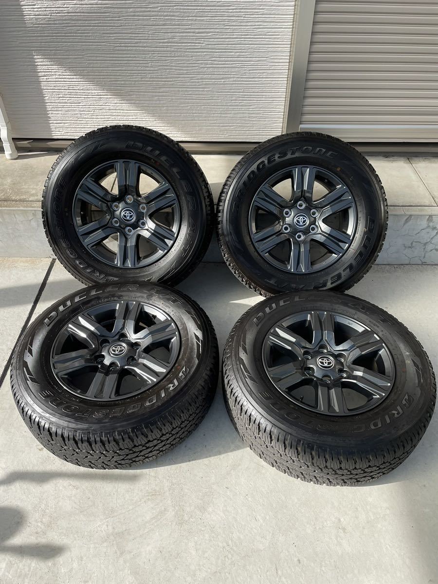 美品 現行ハイラックス Z GUN125 純正 タイヤホイールセット 17インチ 