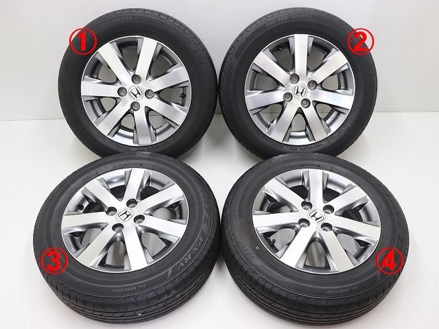大人気，得価 ホンダ フリード Gエアロ ジャストセレクション GB 09年 GB3 15インチ PCD100 4H アルミホイール 4本セット 在庫No:A33623 7371(ラジアルタイヤ)｜売買されたオークション情報、yahooの商品情報をアーカ 4穴