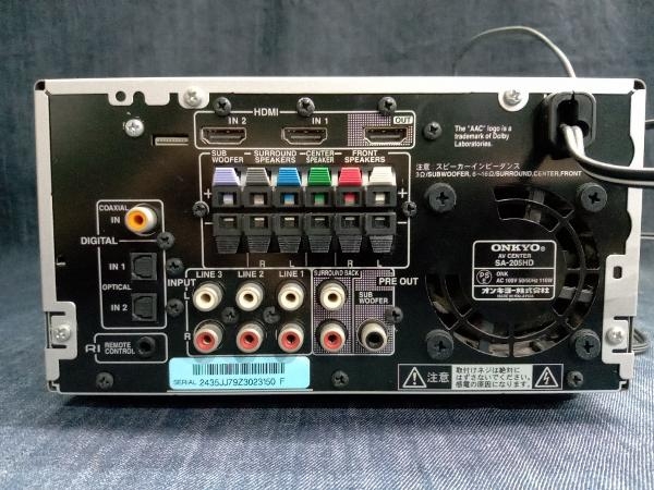 ONKYO SA-205HD AVアンプ (05-03-07)