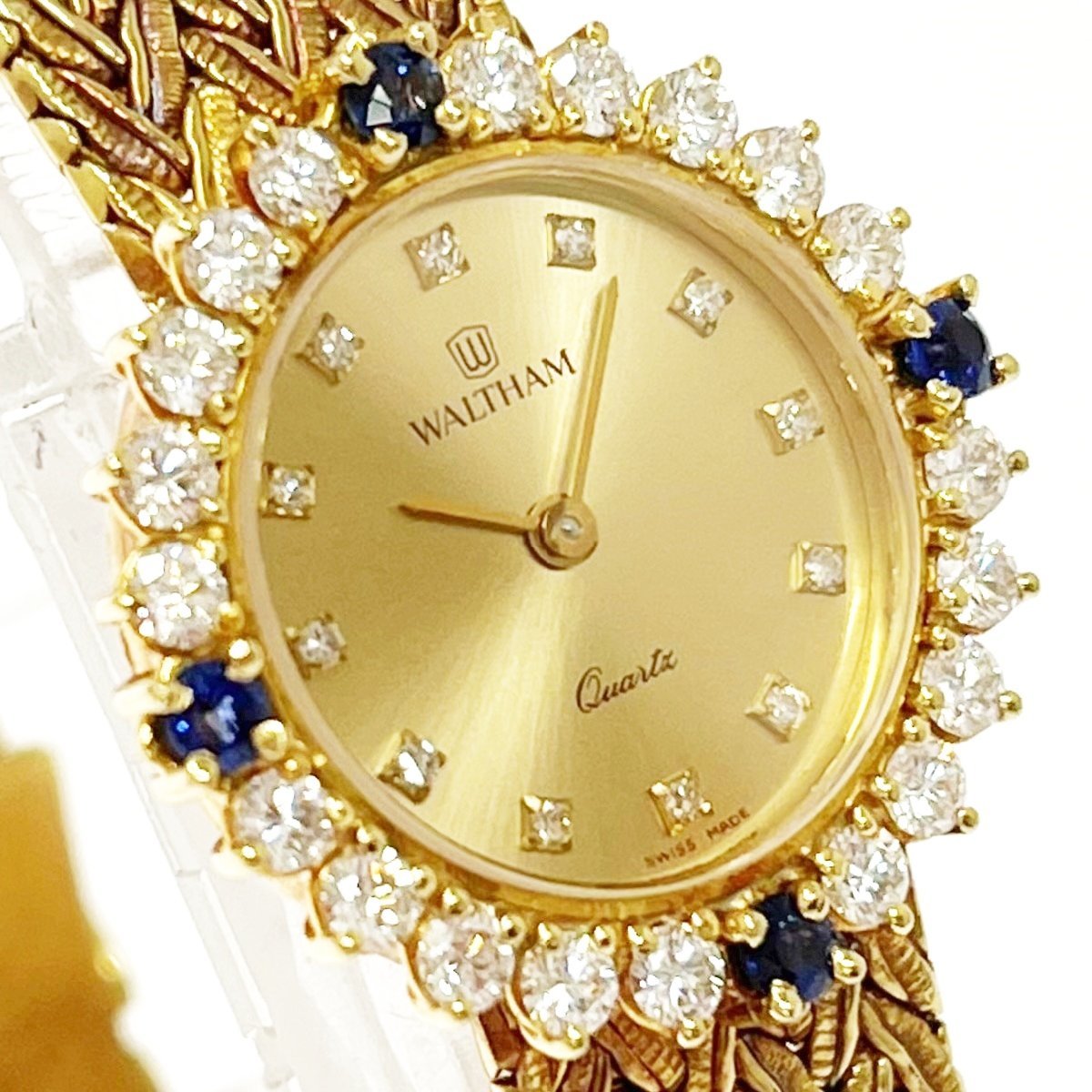 ウォルサム WALTHAM 腕時計 ダイヤベゼル