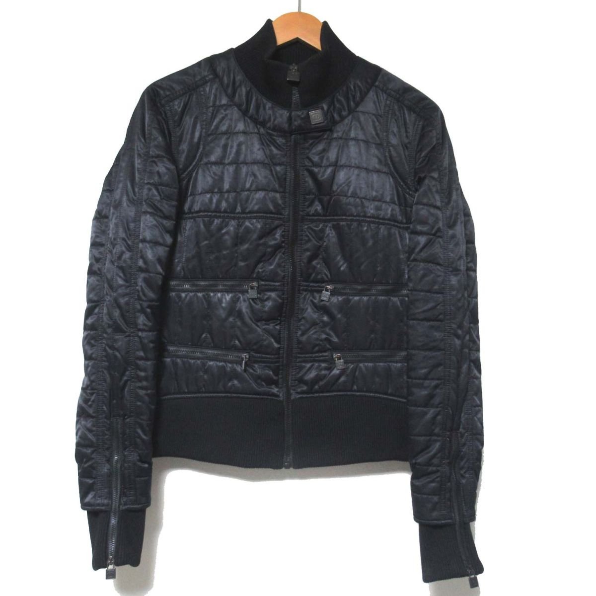 シャネル CHANEL スポーツライン 06A ジップアップ スポーツ ジャケットの通販 0 ココマーク 正規品 ヴィンテージ P29214V14904 ウール アルパカ混 ZIP 返品可CHANEL
