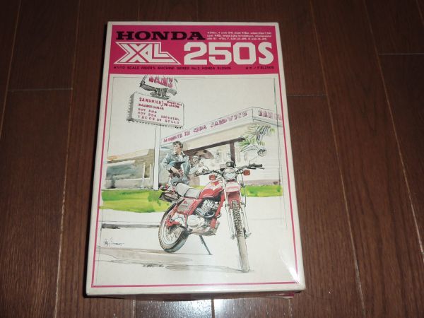 1/12 ホンダ XL250S バンダイ模型 HONDA オフロードバイク バンザイ