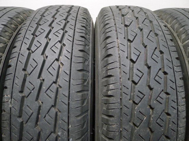 V600 195&frasl;80R15 ブリヂストン BRIDGESTONE 103&frasl;101L 107&frasl;105L LT 195／80r15の通販 v600 キャラバン NV350 スチール 純正 PCD139.7 NV350キャラバン 0