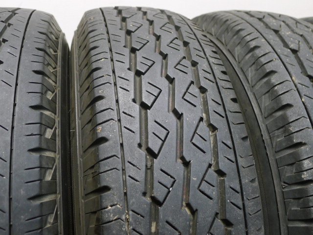 V600 195&frasl;80R15 ブリヂストン BRIDGESTONE 103&frasl;101L 107&frasl;105L LT 195／80r15の通販 v600 キャラバン NV350 スチール 純正 PCD139.7 NV350キャラバン 0