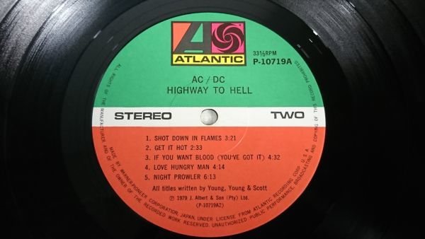 Highway - to Hell AC⁄DC To TO HIGHWAY HELL ⁄ Records 国内盤LPAC⁄