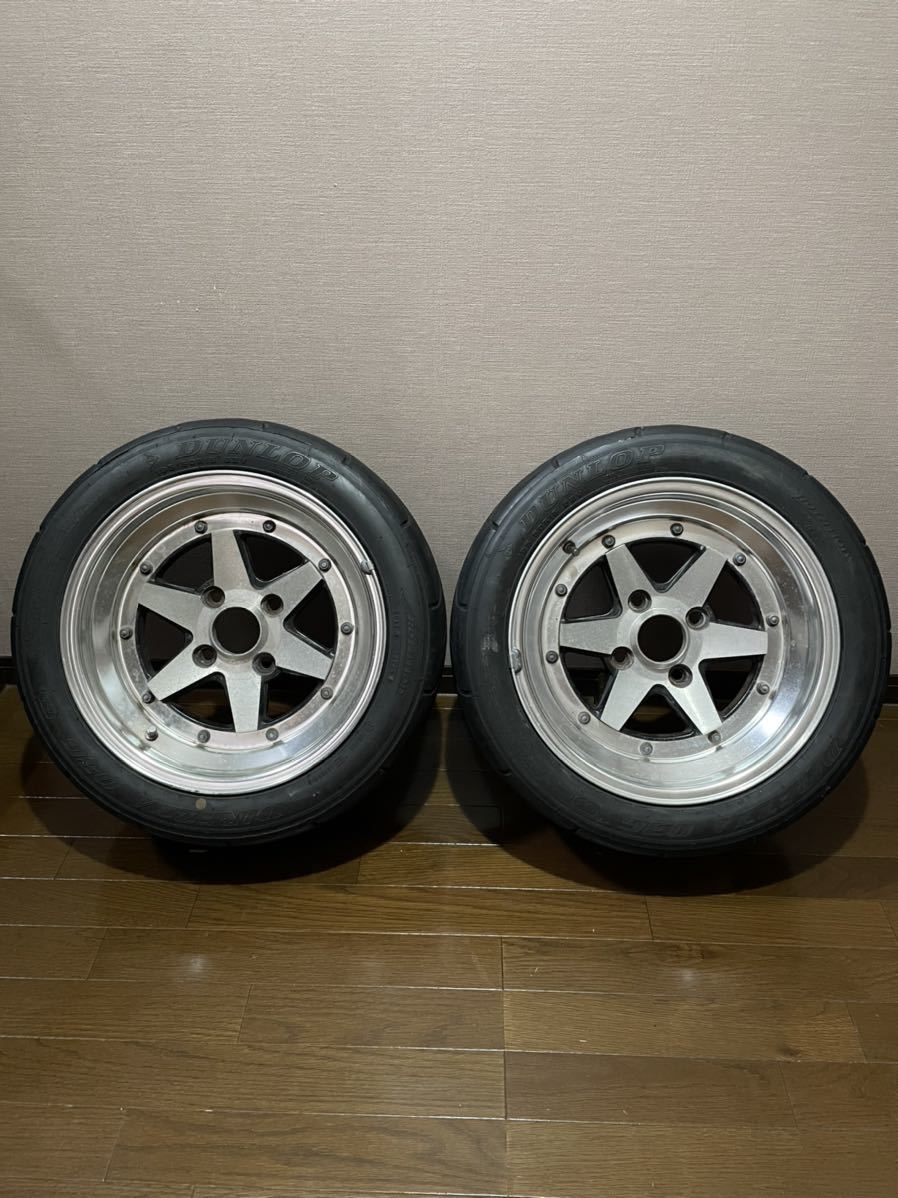 ロンシャン XR-4 当時物 15インチ 7J オフセット -1 ダンロップ 