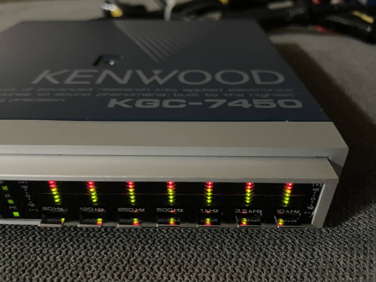 ケンウッド KENWOOD スペアナ グラフィックイコライザー ☆KENWOOD
