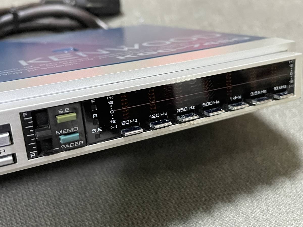 ケンウッド KENWOOD スペアナ グラフィックイコライザー ☆KENWOOD