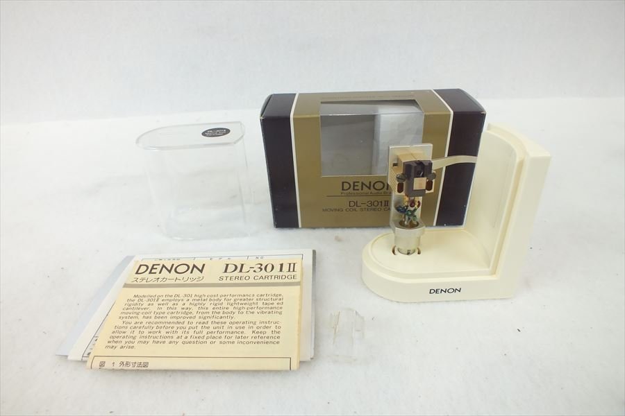 ☆ DENON デノン AS-12K DL-301ii カートリッジ 取扱説明書有り 元箱付き ハードケース付き 中古 現状品 220807J6054
