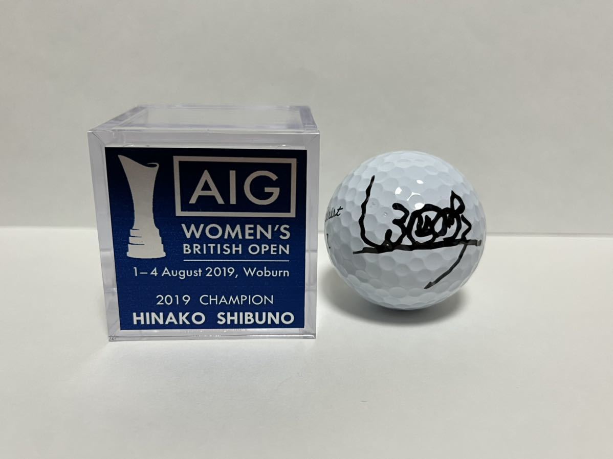 渋野日向子サイン入り全英オープン優勝記念品 【公式通販】