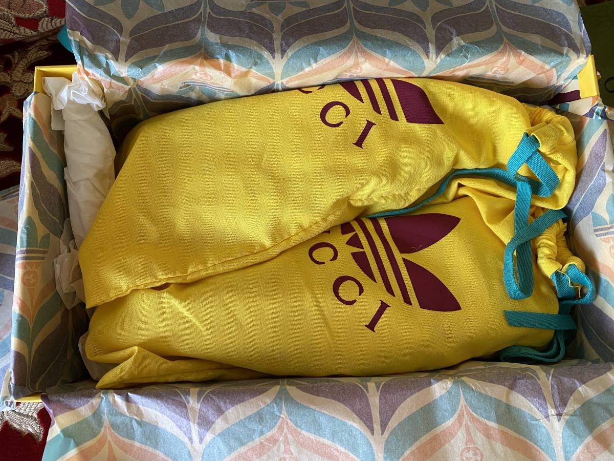 新品 グッチ アディダス ガゼル スニーカーGUCCI x ADIDAS GAZELLE  