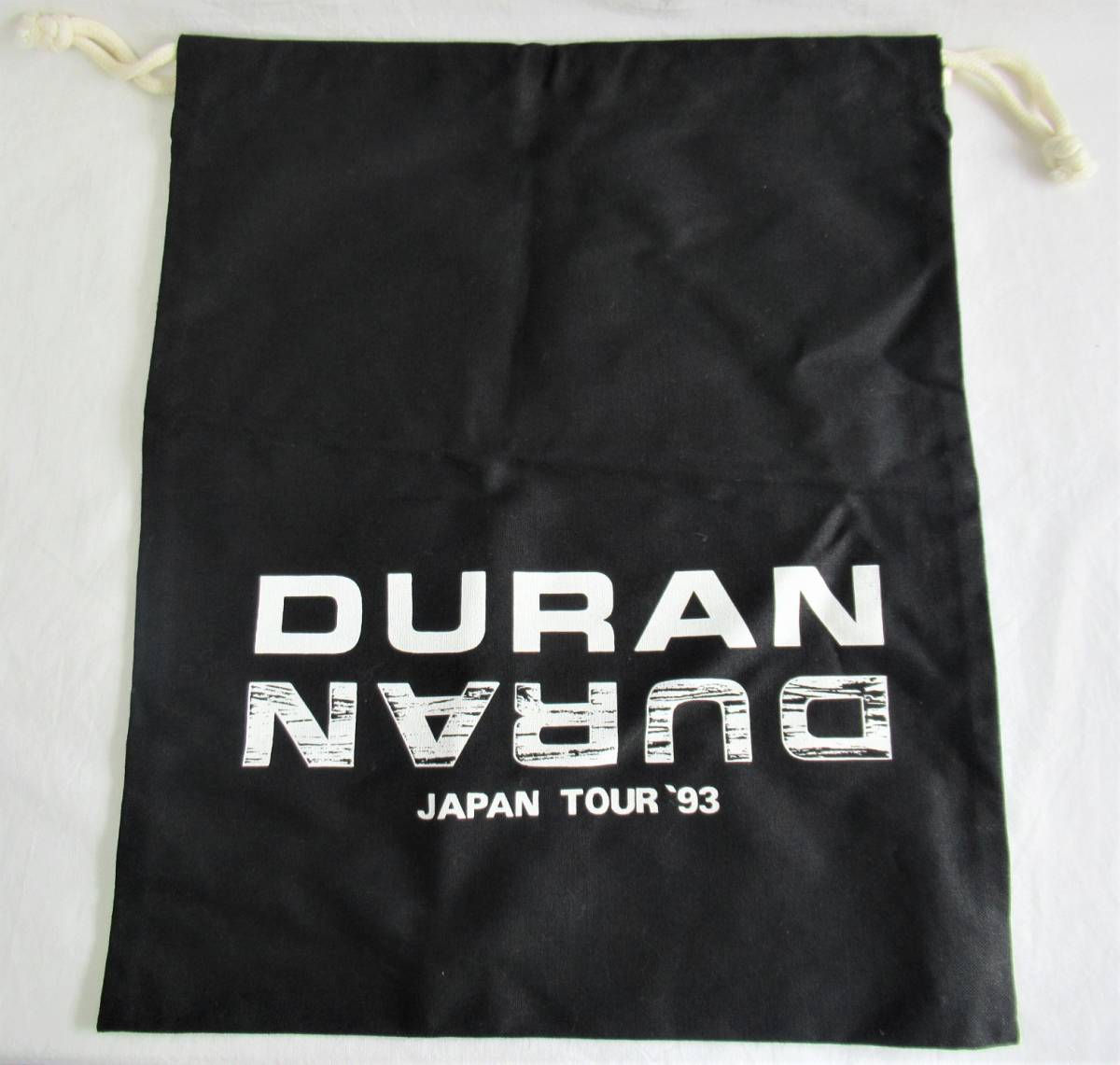 未使用 DURAN DURAN JAPAN TOUR 1993 巾着袋 黒 