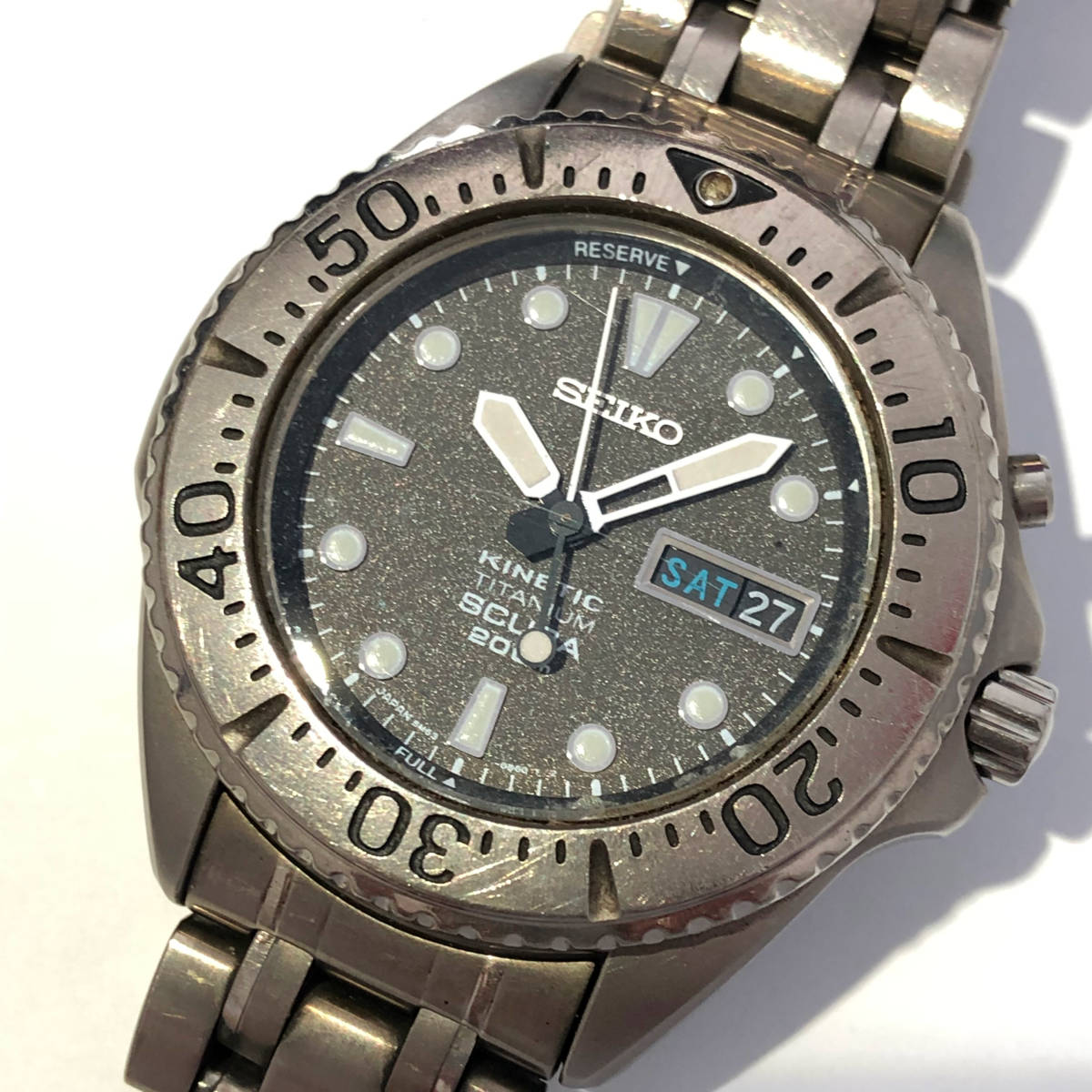 セイコーキネティック（SEIKO Kinetic Scuba）ダイバー腕時計 神100-12