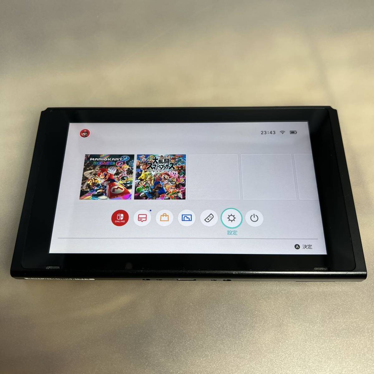 6337 Nintendo Switch 任天堂 スイッチ 本体 本体のみ 2017年製 未対策