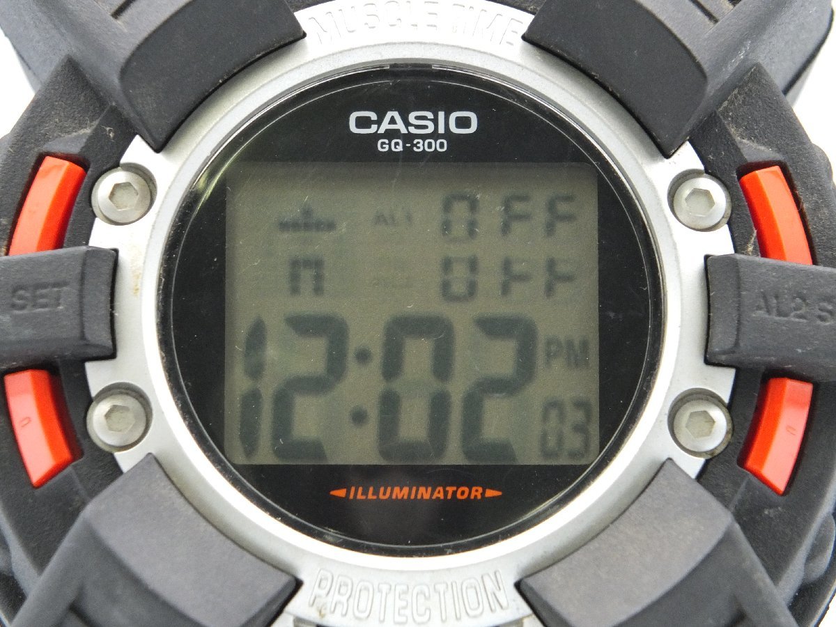 z16098 CASIO カシオ G-SHOCK GQ-300 MUSCLE TIME マッスルタイム  