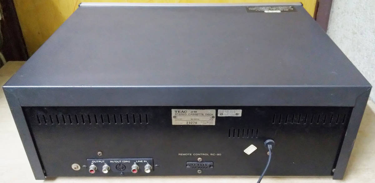 TEAC ff-50 カセットデッキ　送料込み ティアック カセットデッキ TEAC ff-50 ジャンク 部品取り用 TEAC ff
