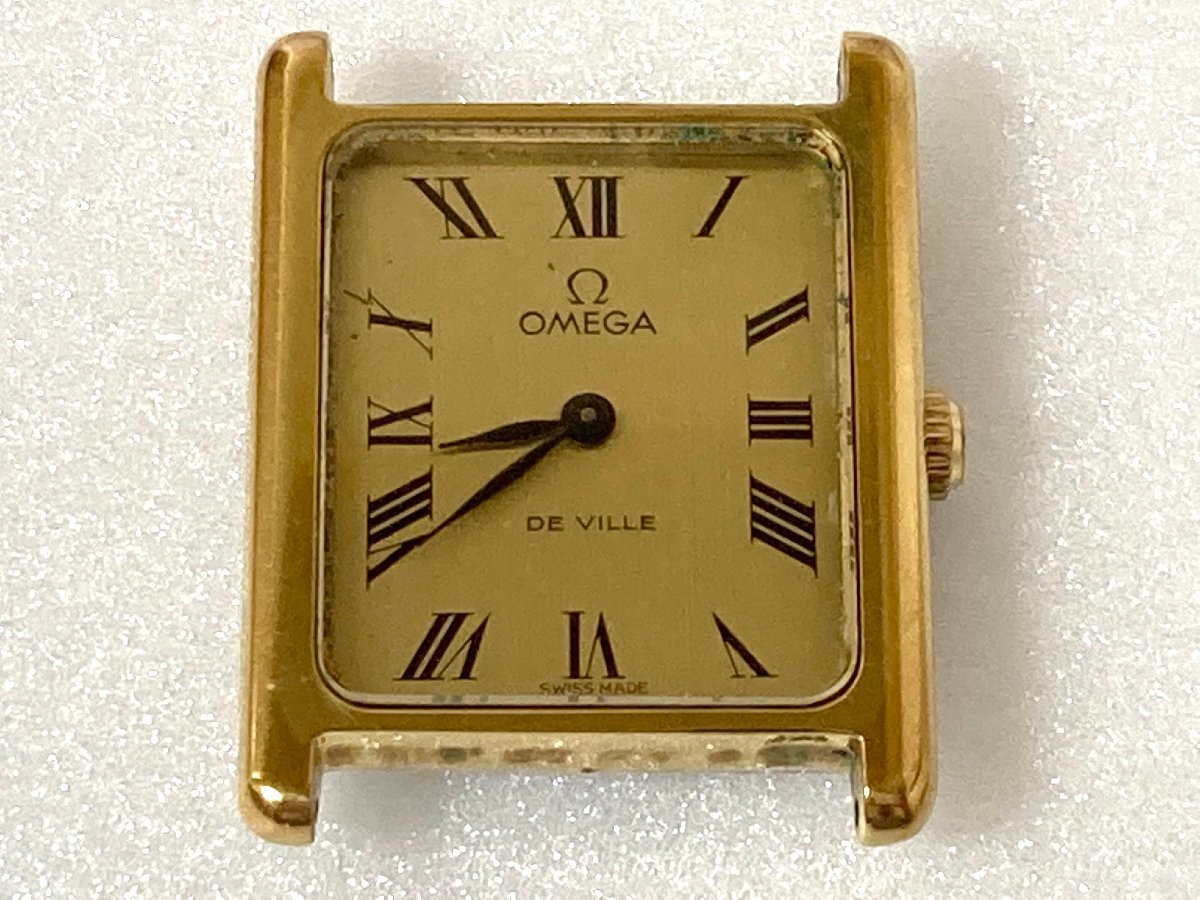 【不動品】OMEGA オメガ デビル 手巻き スクエア ヴィンテージ 腕時計 ◎OMEGA オメガ 腕時計 デビル 手巻き Cal.625 本体フェイスのみ 不動