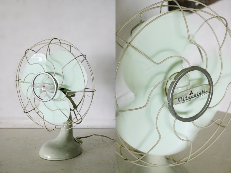 扇風機 昭和レトロ Yahoo!オークション Yahoo 稼働品 FAN MITSUBISHI 