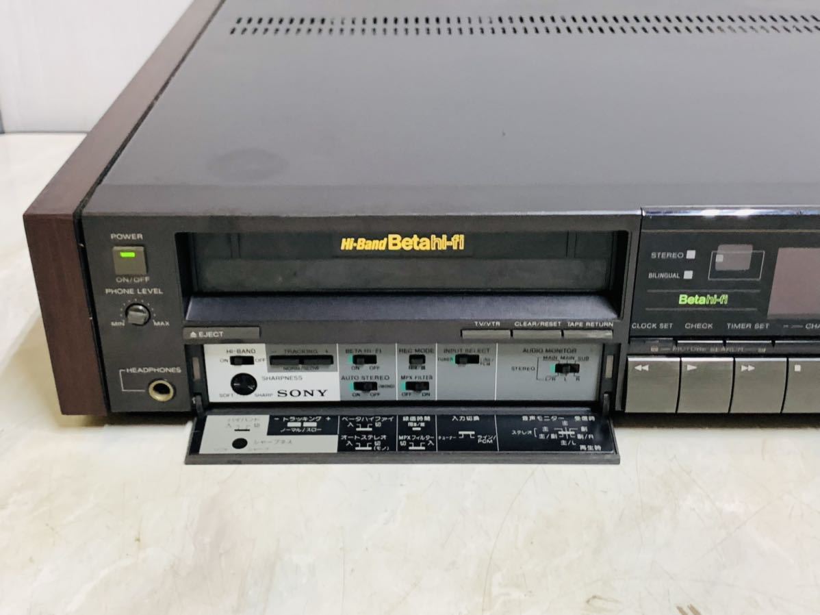 SONY Betamax SL-HF3 ビデオカセットレコーダー SONY ソニー BETAMAX ビデオカセットレコーダー SL-HF500 日本製品