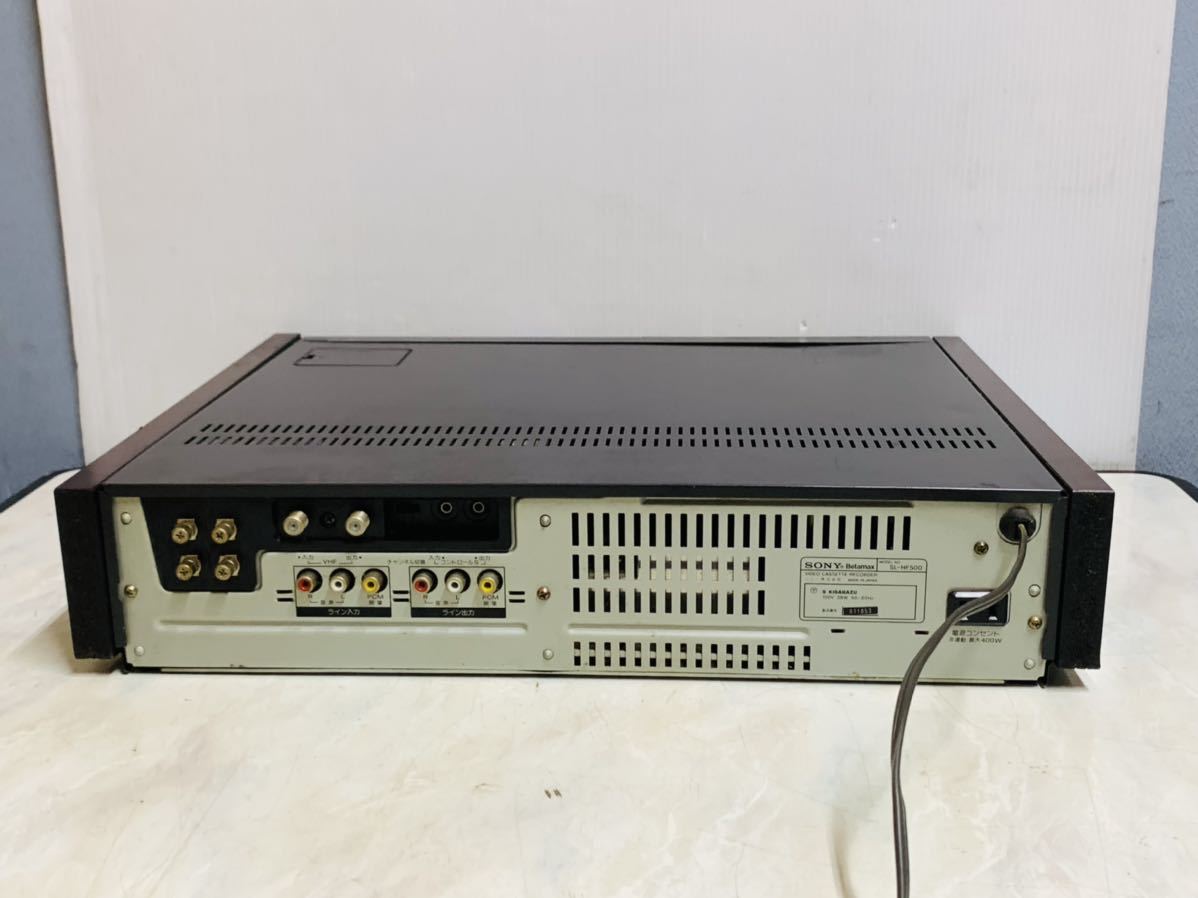 SONY ソニー BETAMAX ビデオカセットレコーダー SL-HF500 日本製品