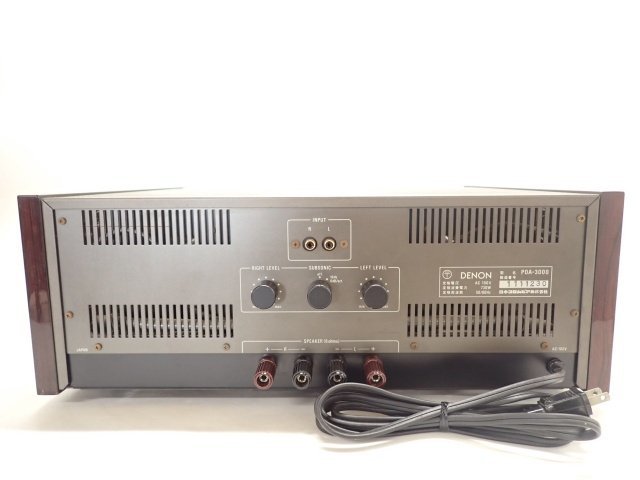 DENON ステレオパワーアンプ DENON デノン/デンオン ステレオパワーアンプ POA-3000 ∬ 67064-2