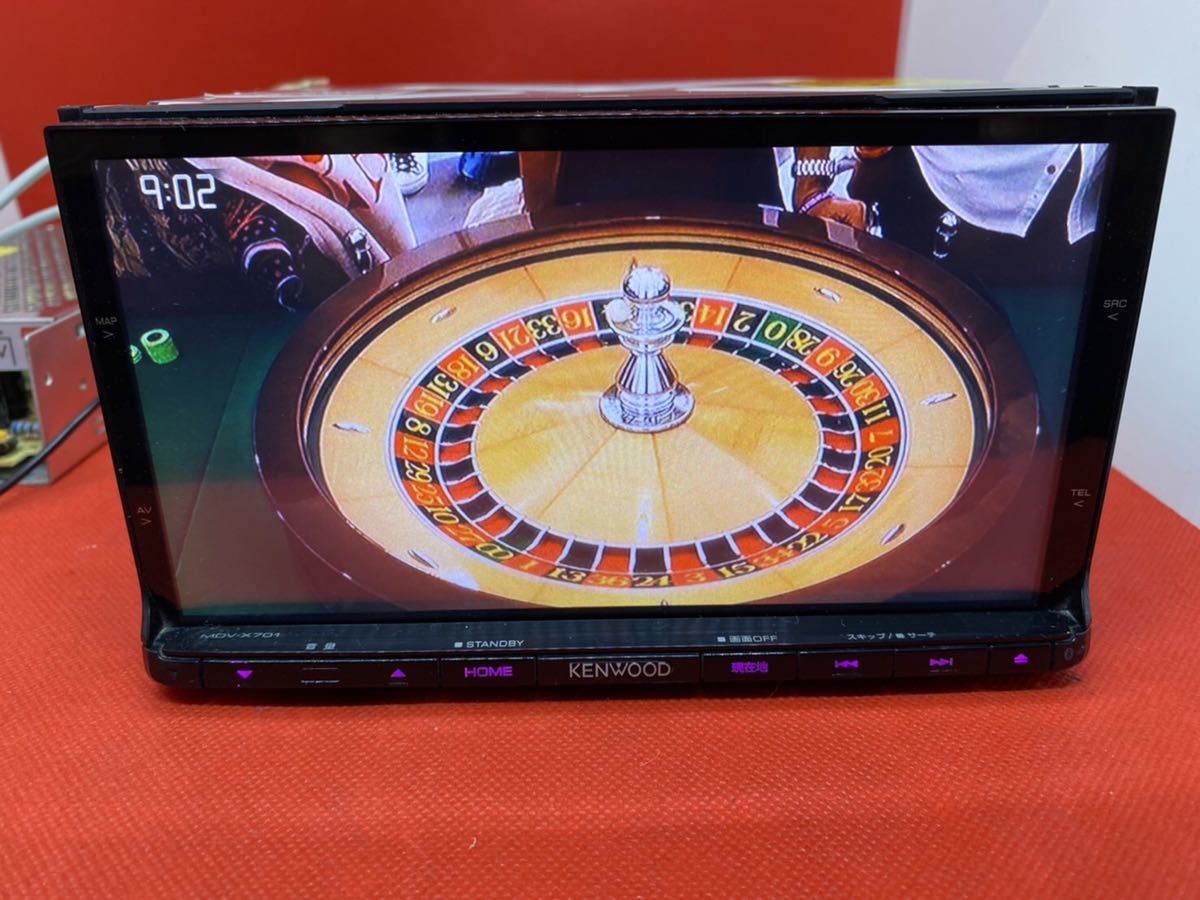 KENWOOD 最上級 MDV-X701 最新地図 新品バックカメラ付フルセット  