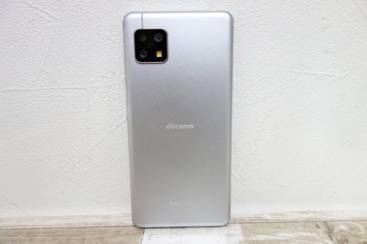 良品 docomo SIMロック解除済 AQUOS Sense4 64GB SH-41A シルバー
