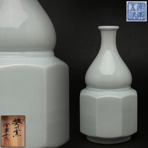 白磁八角徳利、面取、安東五作 安東五作のYahoo!オークション(旧ヤフオク