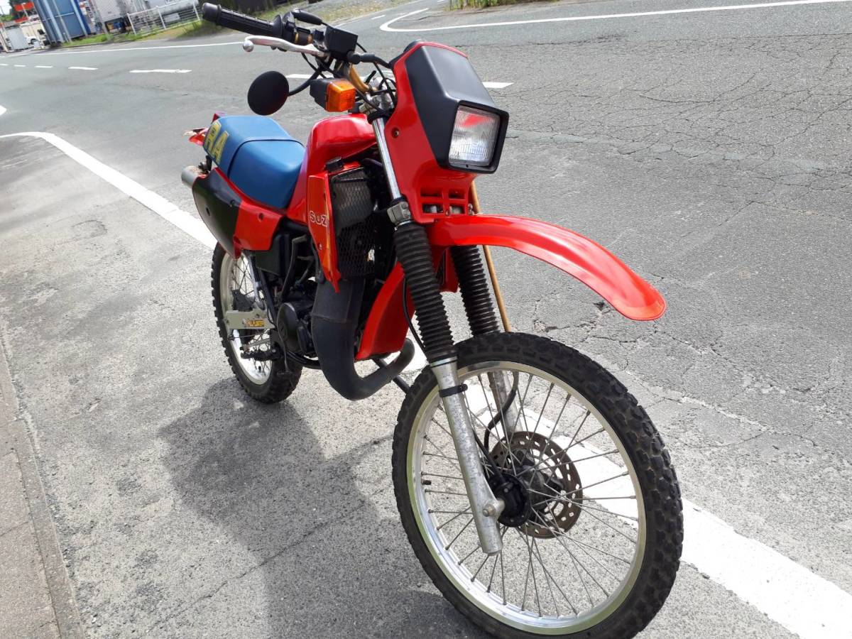 スズキ RA125 2ストの軽量、22馬力の高馬力！林道、ツーリングに！結構