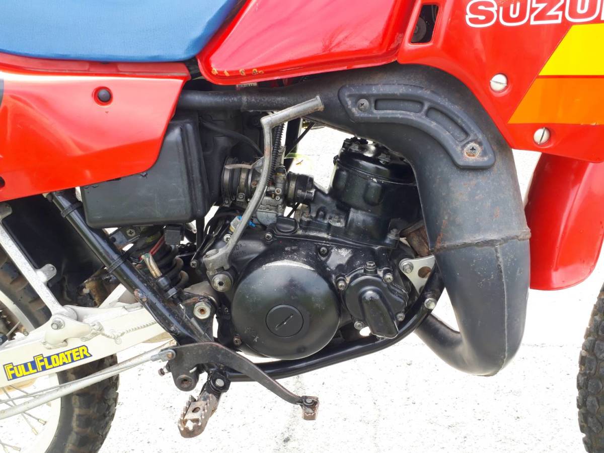 スズキ RA125 2ストの軽量、22馬力の高馬力！林道、ツーリングに！結構