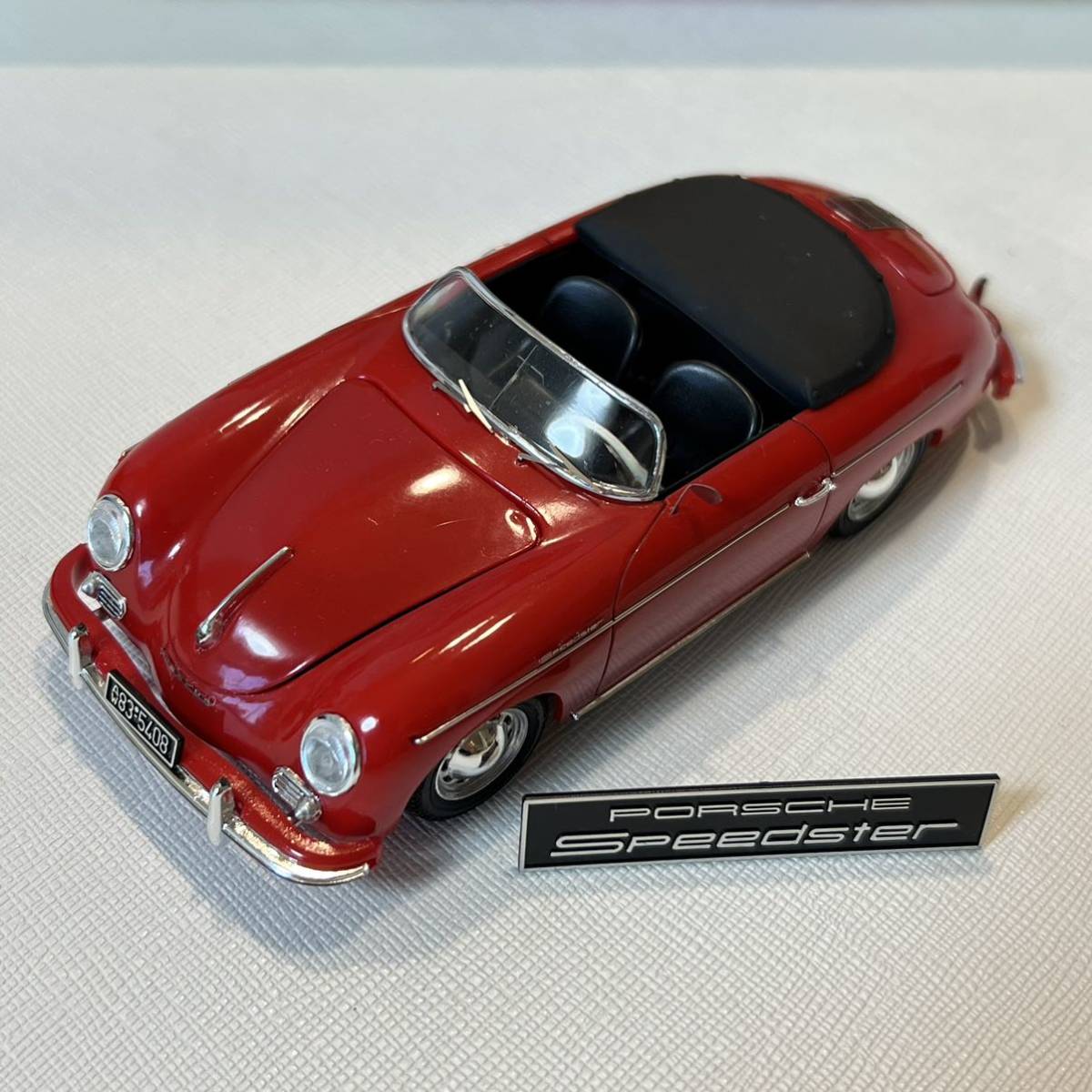 完成品プラモ】1/32 ポルシェ356Aスピードスター（TOMY）(完成品 