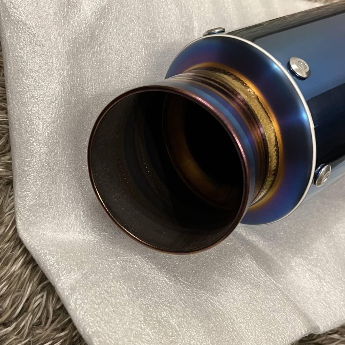 試走のみ MAVERICK チタンサイレンサー Φ60.5 MV83 3Pカット