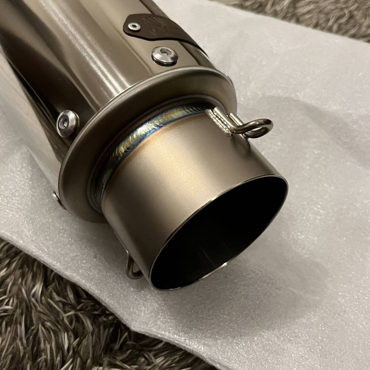 試走のみ MAVERICK チタンサイレンサー Φ60.5 MV83 3Pカット