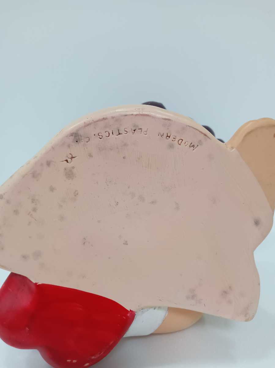 ①約30cm日本勧業銀行のばらちゃんカウンター/ソフビ/貯金箱/店頭用