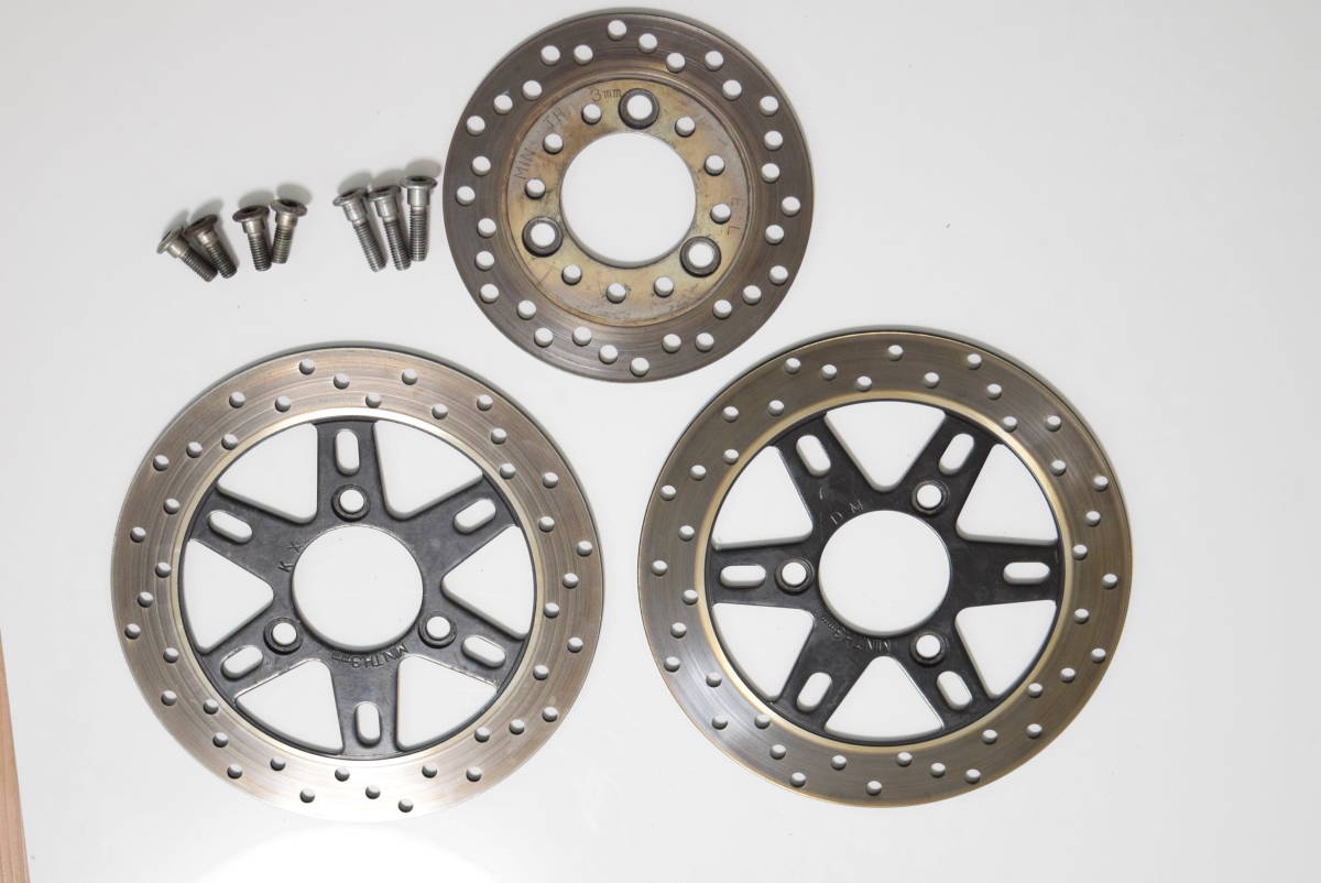 ブレーキディスク 前後 NSRmini NSR50 NSF100 NSR80 中古(ディスク 