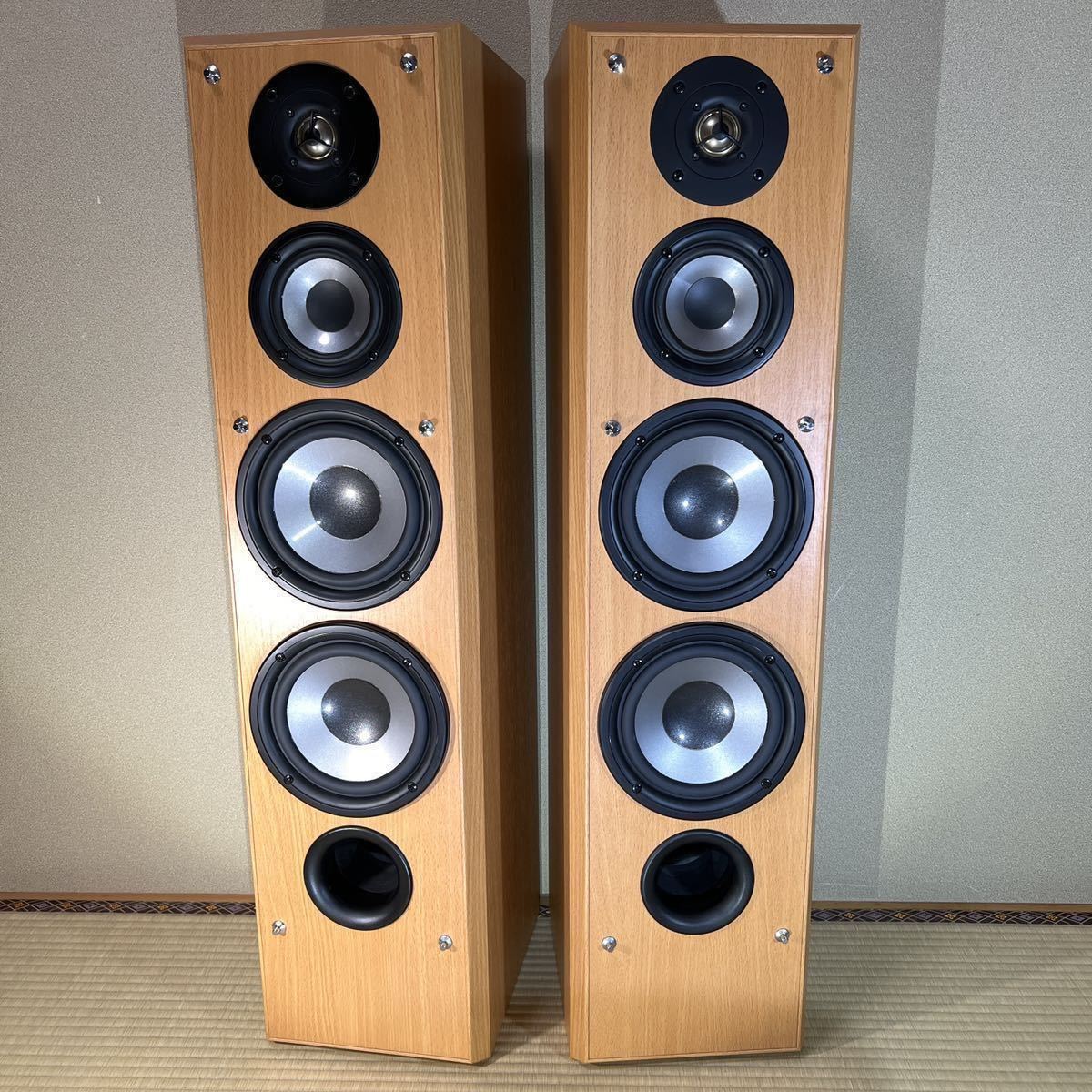 ケンウッド KENWOOD LS-V530 ツインウーファー3ウェイ4スピーカー KENWOOD LS-V530 ケンウッド LS トールボーイスピーカー : トール