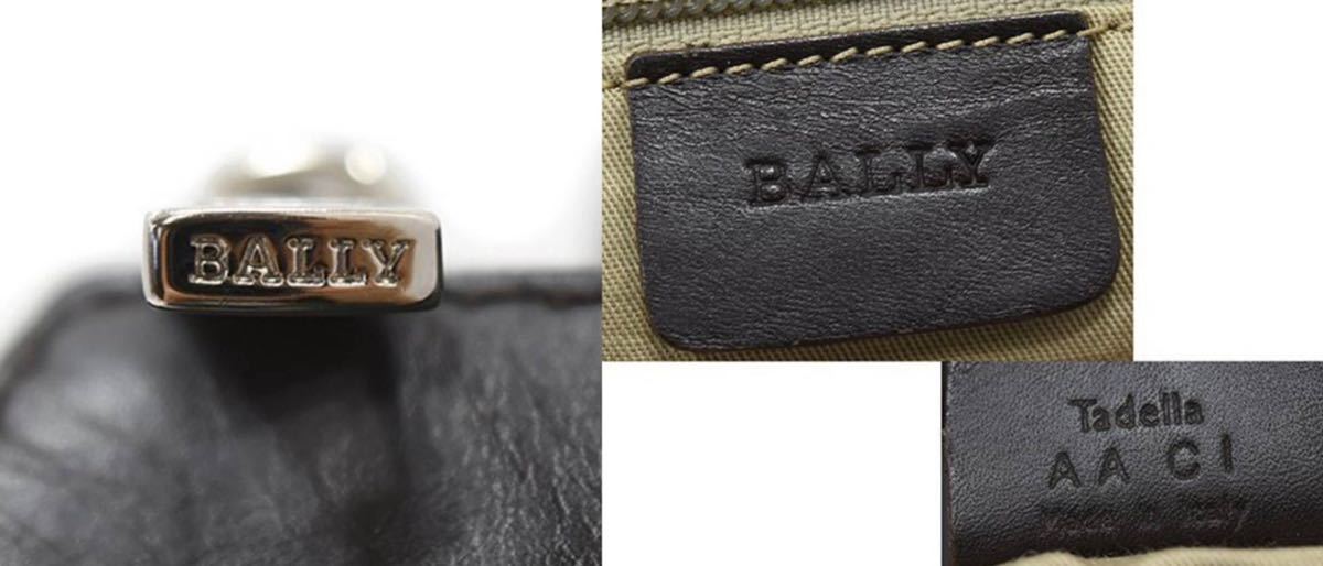 1円〜【定価11万円 美品】イタリア製 バリー BALLY TADELLA トレイン