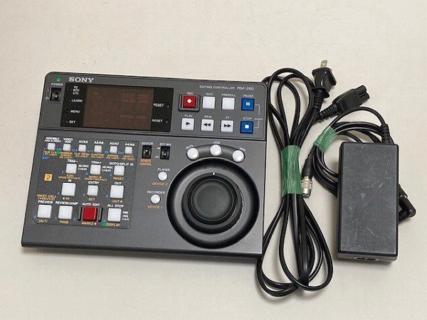 【状態◎】SONY RM-280 編集コントローラー 動作確認済み SONY RM-280 エディティングコントローラー 【公式通販】