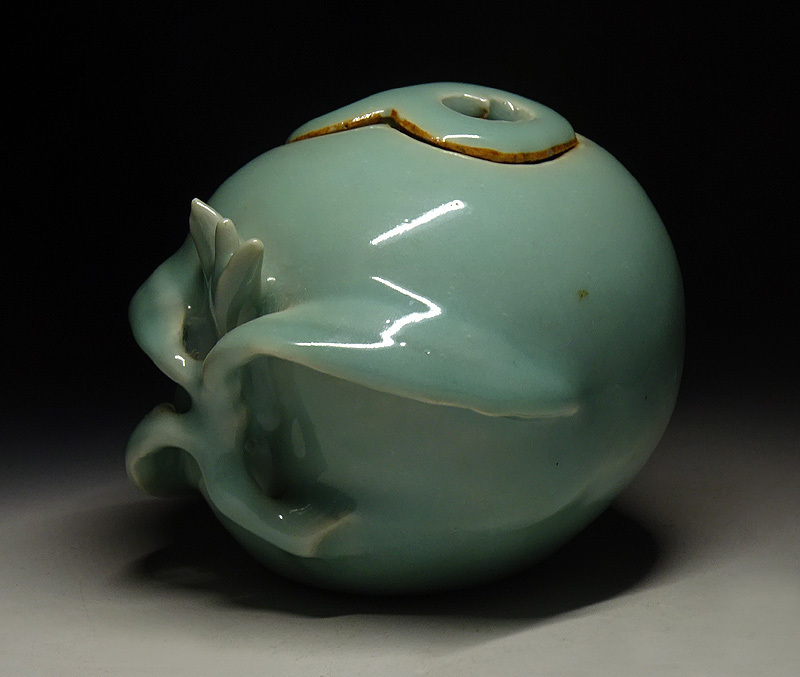 完品! 明時代 龍泉窯青磁香炉 七官青磁 (検)唐物 中国古玩 骨董 香爐