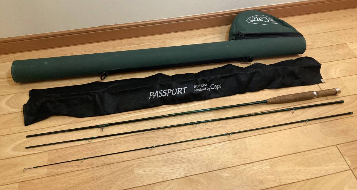 CAPS PASSPORT フライロッド 8'0” ♯3/4 ロッドケース付 Yahoo