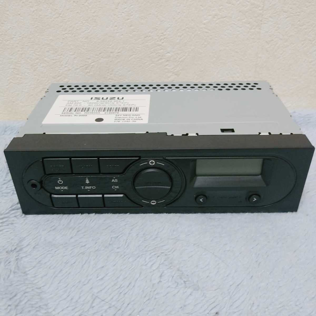 送料無料！】【新品同様！】FM/AMラジオチューナー いすゞ ISUZU 新車