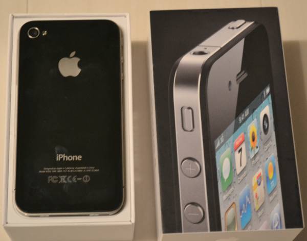 iphone 4 16GB白ロム　本体　ソフトバンク　黒　美品_2
